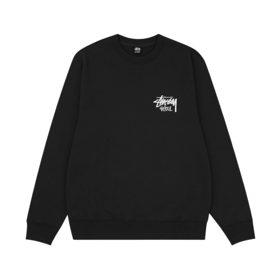 [Stussy x Seoul] 首爾城市限定大學T 黑色