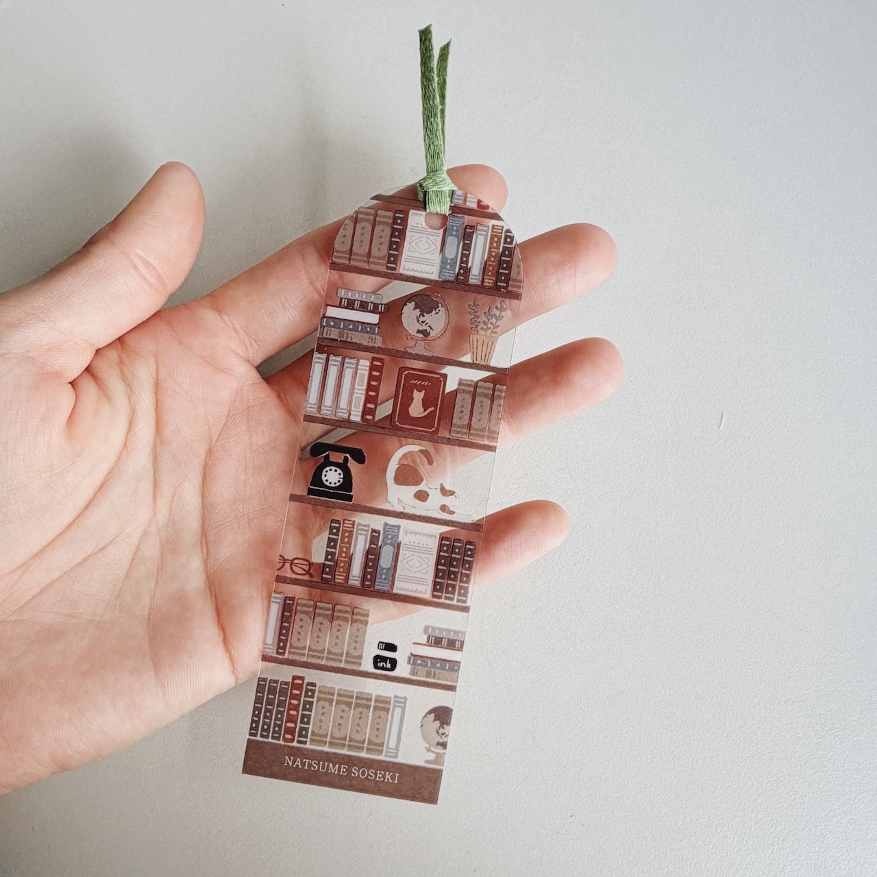 貓咪 透明書籤｜日本古川紙工