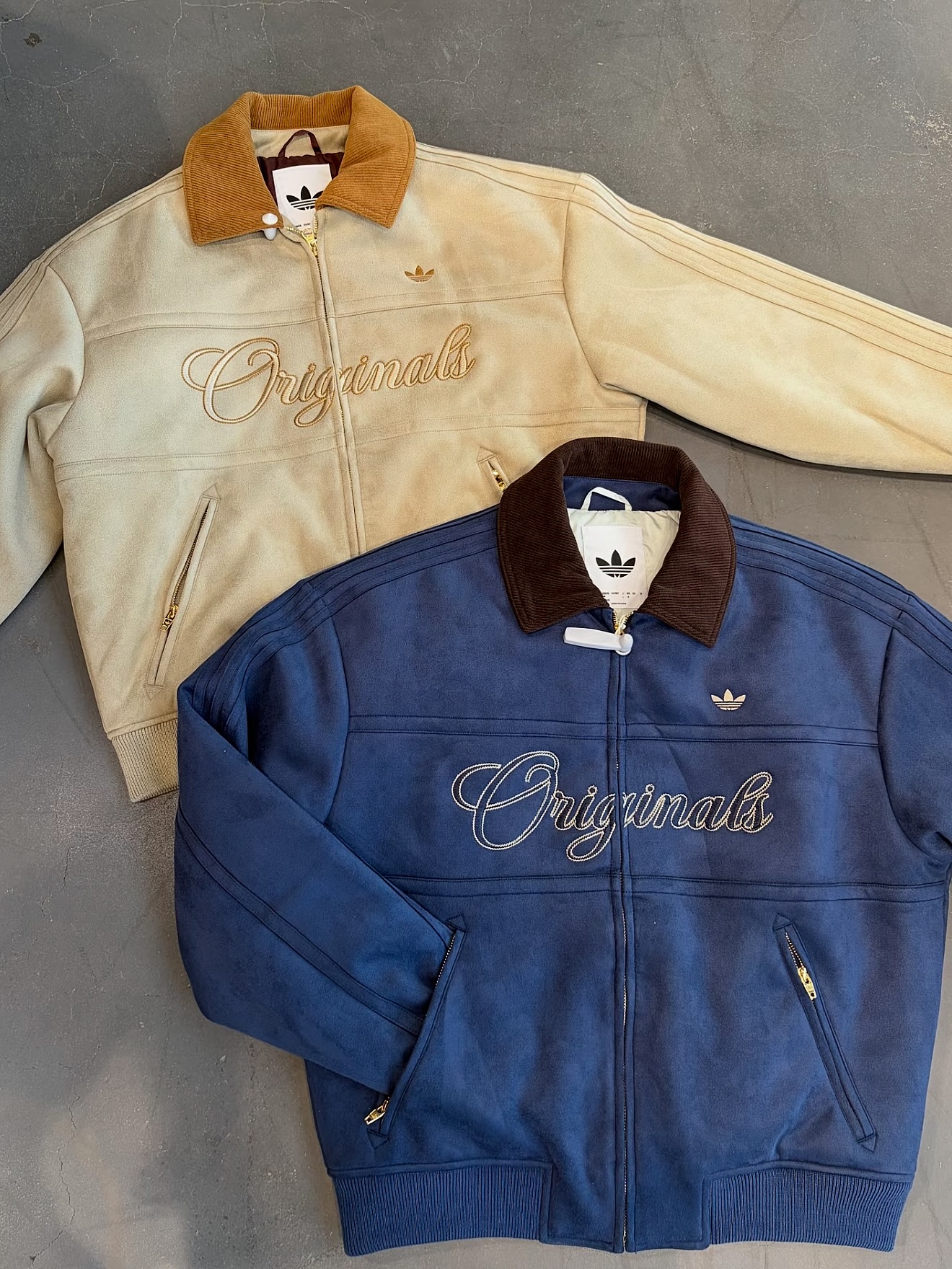 Adidas Originals CRAFTED JACKET馬年限定翻領鋪棉麂皮燈芯絨外套 兩色 KT0675