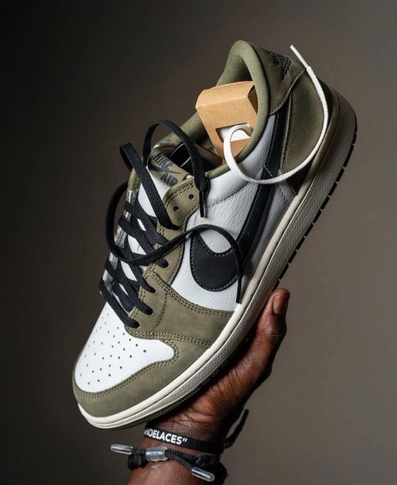 Nike Air Jordan 1 Low OG ’‘Medium Olive’‘ 橄欖綠TS平替 HQ6998-200