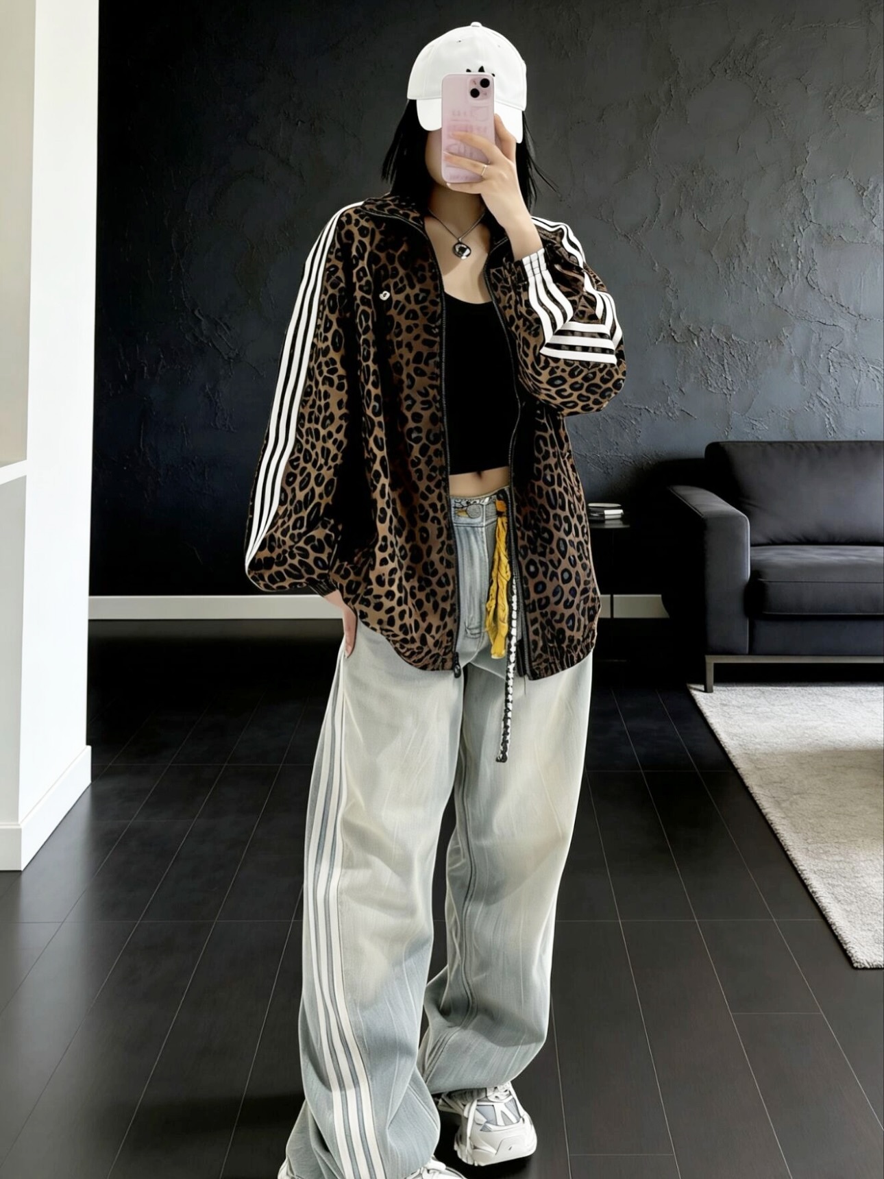 Adidas Originals Leopard Firebird Oversized Track Top Jacket w 豹紋外套 jw7301