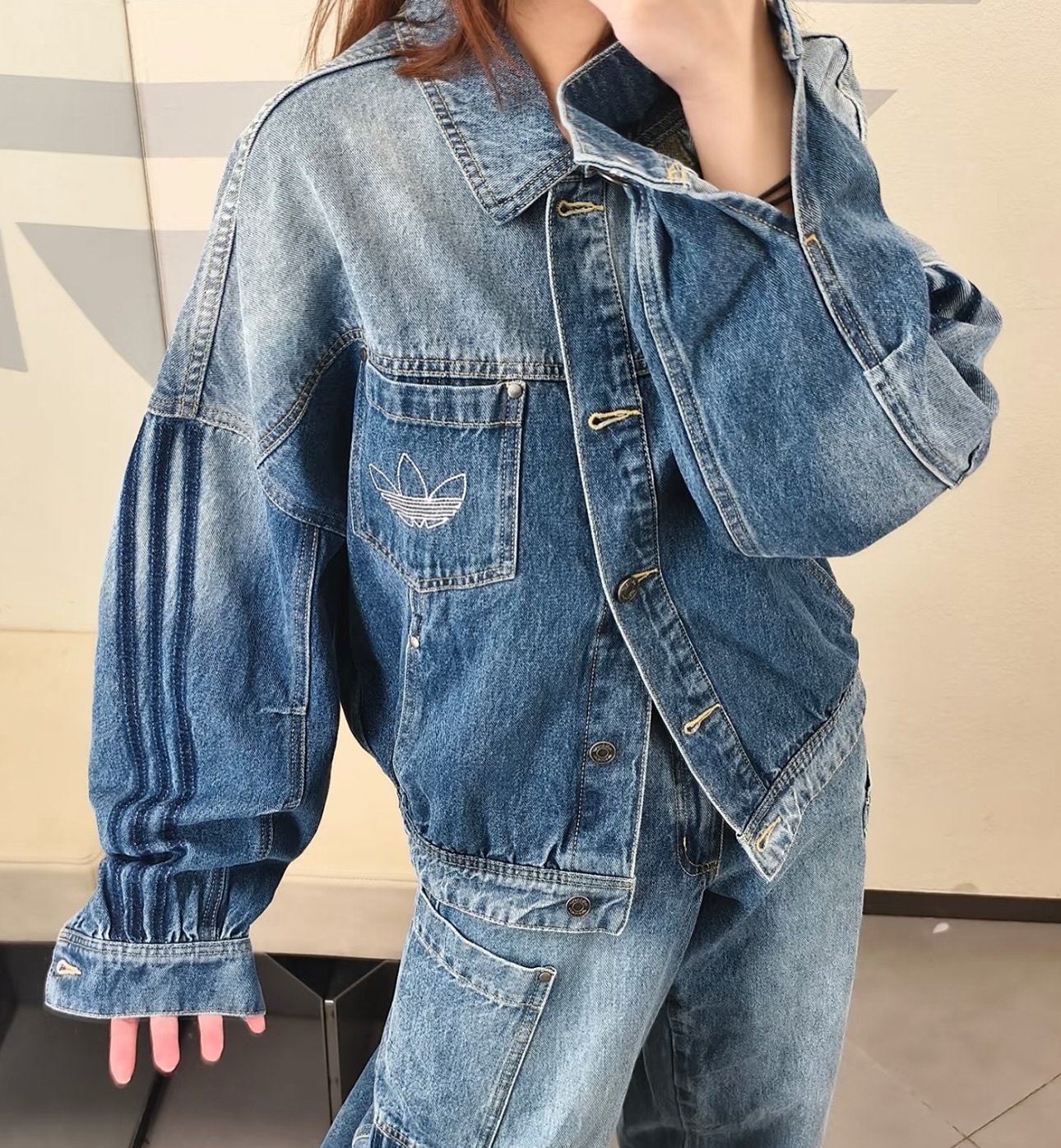 ADIDAS Originals Denim JACKET 復古牛仔外套  兩色 kr5041