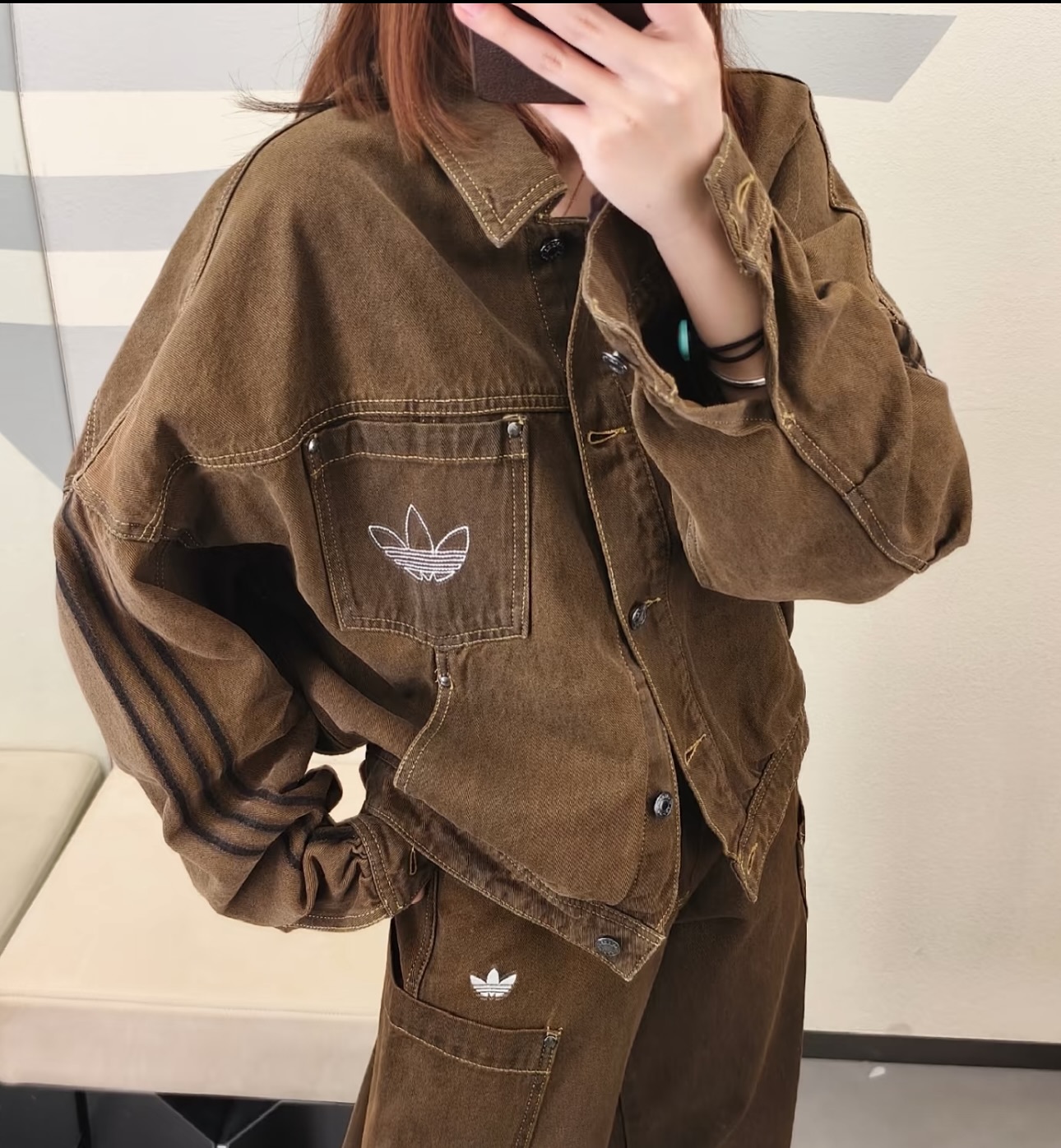 ADIDAS Originals Denim JACKET 復古牛仔外套  兩色 kr5041