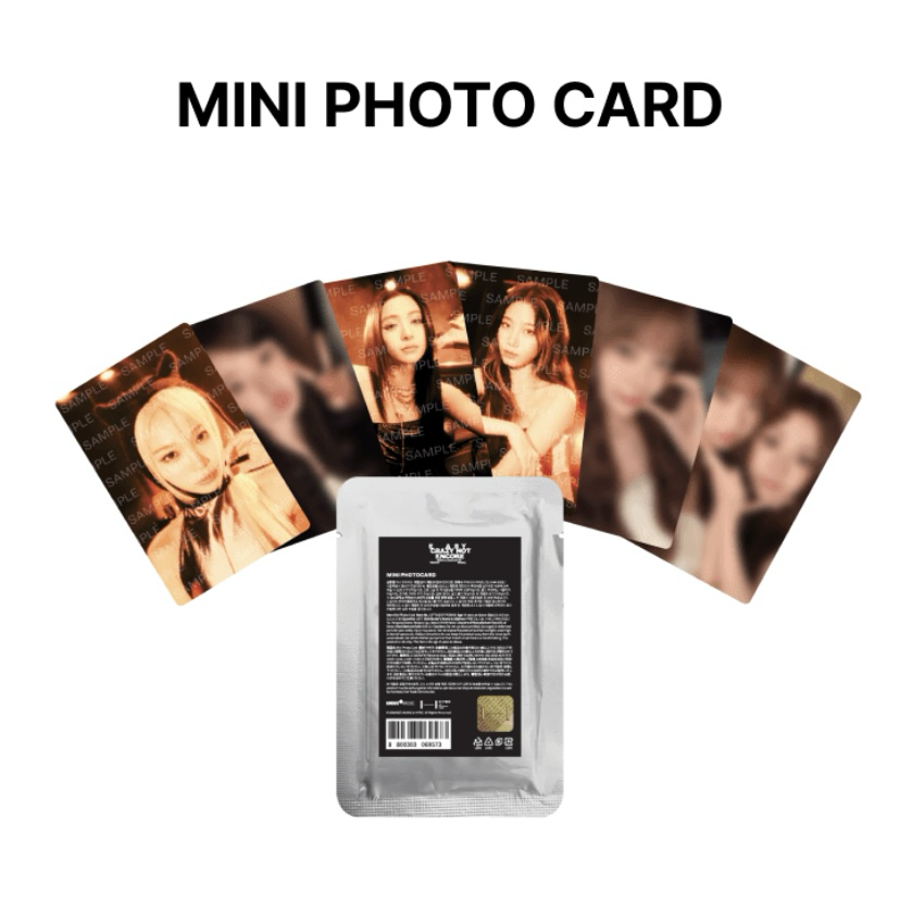 LS Easy crazy Hot Encore Mini photo card