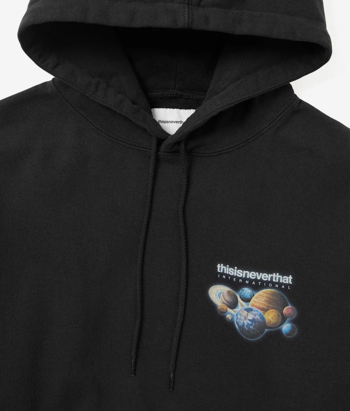 [ Thisisneverthat ] 太陽系黑色連帽T