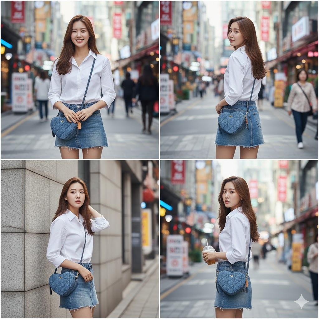 【預購】Coach H020455 心形牛仔斜咩袋