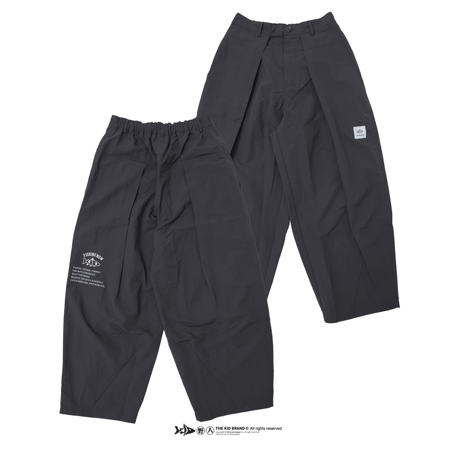 KID ® 釣魚!! 現在!! 繭型長褲