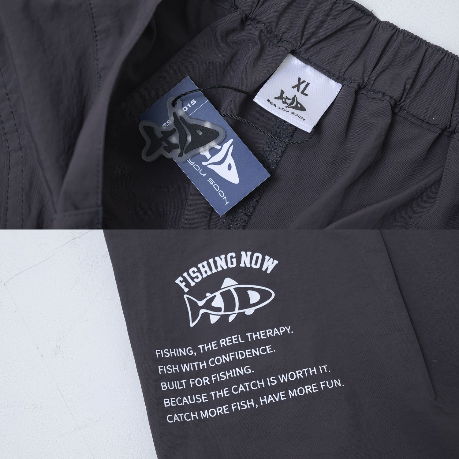 KID ® 釣魚!! 現在!! 繭型長褲