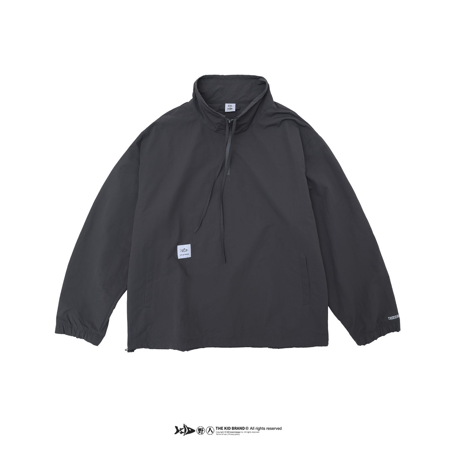 KID ® 釣魚!! 現在!! 半拉鍊套頭外套