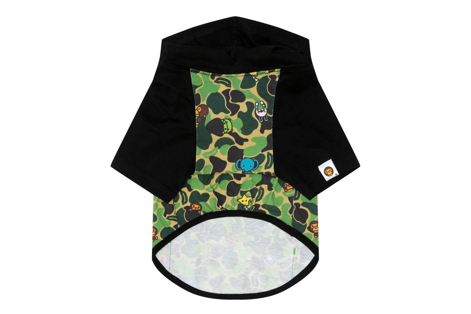 預購┃BAPE ABC MILO PET HOODIE TEE 寵物 衣服 帽T 綠色迷彩