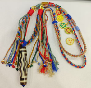 0205XZ23-西藏天珠-五眼五路財神項鏈（A23）