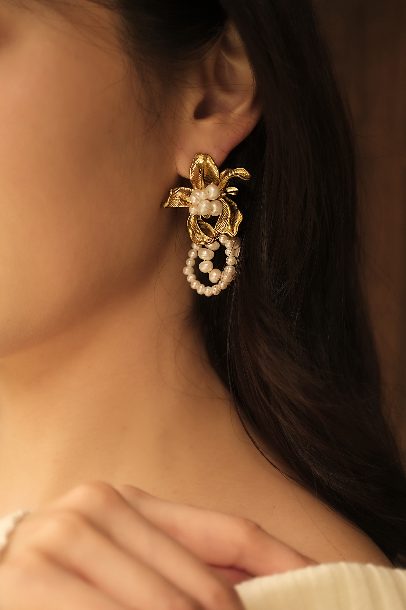 珍冕花宴耳環