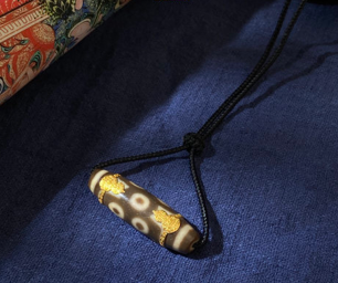 0205XZ58-西藏天珠-18K七眼破厄運項鏈（A58）