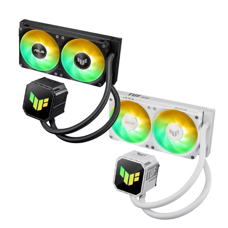 ASUS 華碩 TUF Gaming LC III 240 ARGB 一體式水冷 CPU 散熱器 軍戎白/黑色