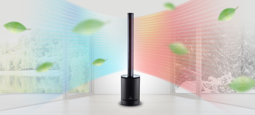 德國寶三合一空氣淨化風扇暖風機無葉設計香港家居