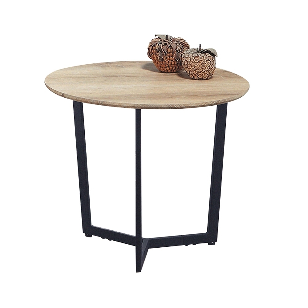 柏蒂家居-艾倫2尺造型鐵腳小茶几