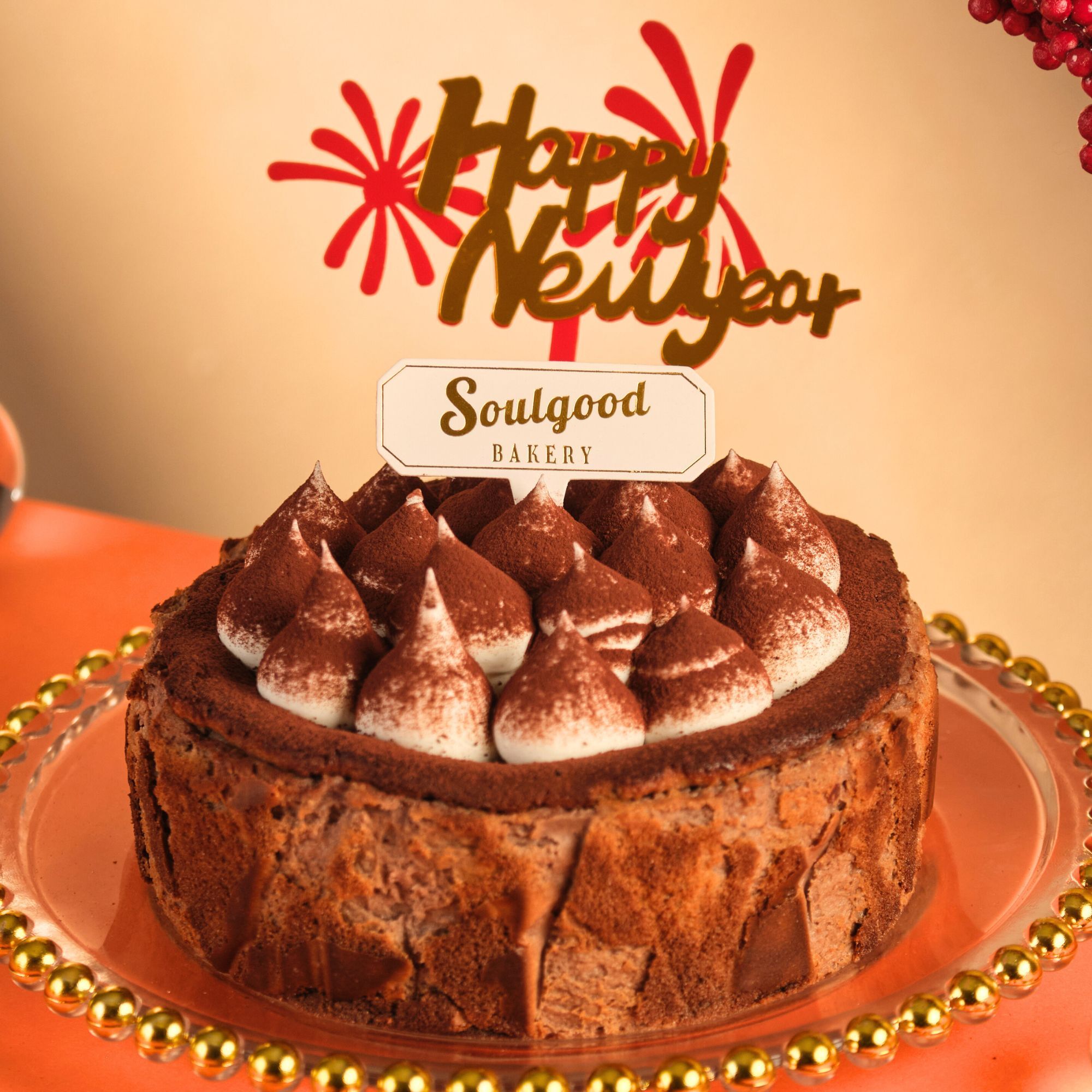 朱古力 新年限定 巴斯克芝士蛋糕