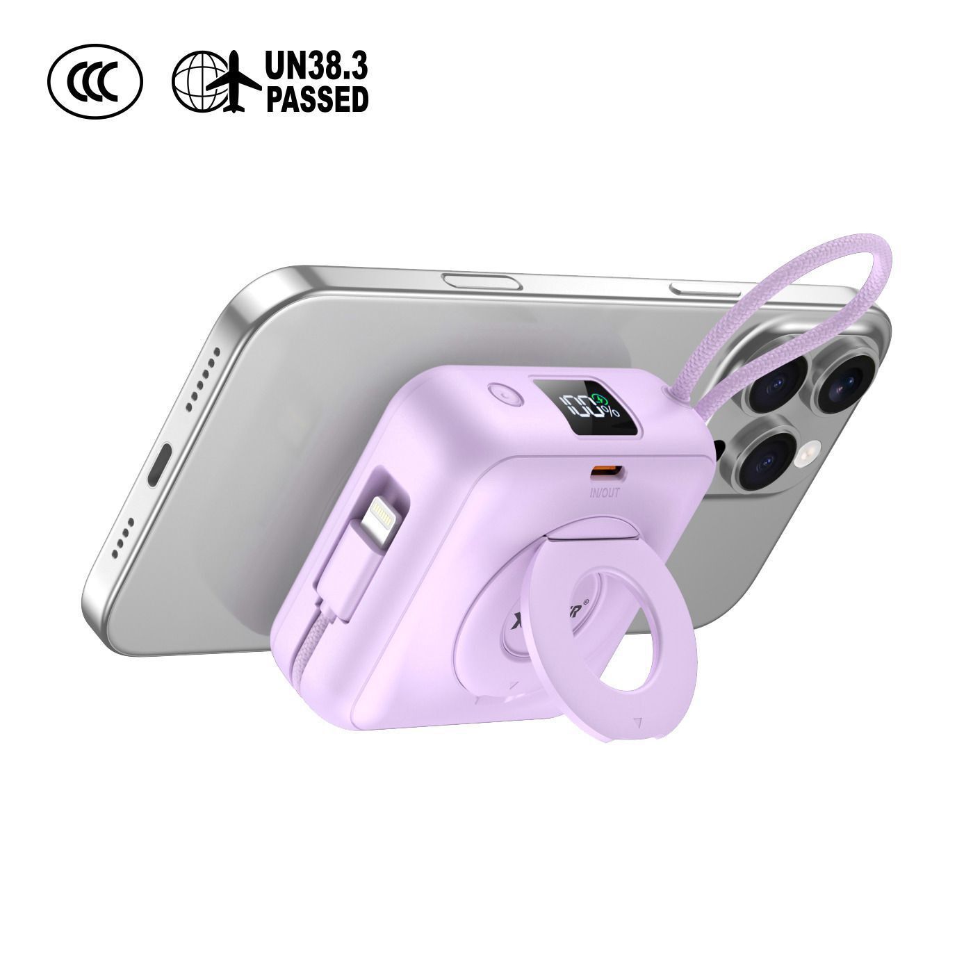 🟡(3C認證) XPower MINI CORE S1052 Type-c 數顯 10000mAh PD+PPS 磁吸移動電源Z962(9/2截單之後2-3星期寄出）