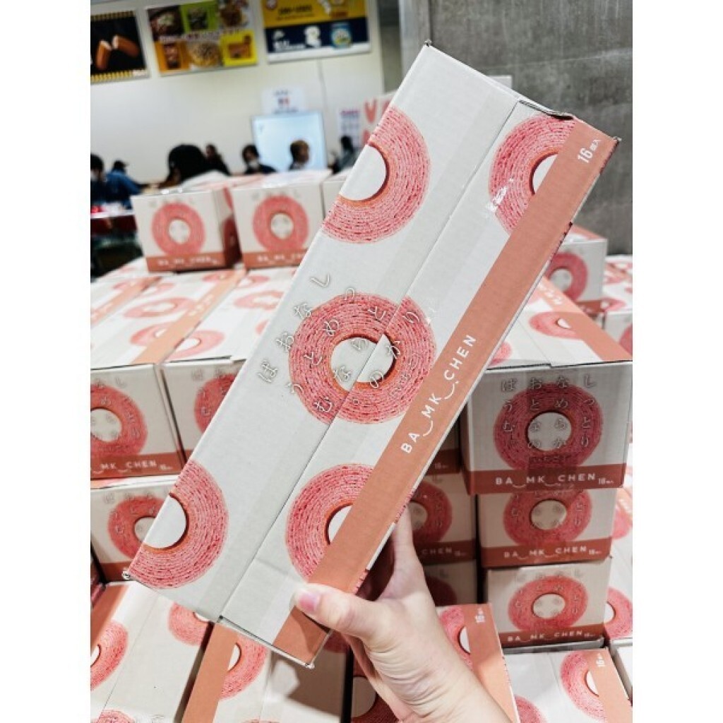 (預購商品)  日本好市多限定-千年屋草莓年輪蛋糕16入盒裝