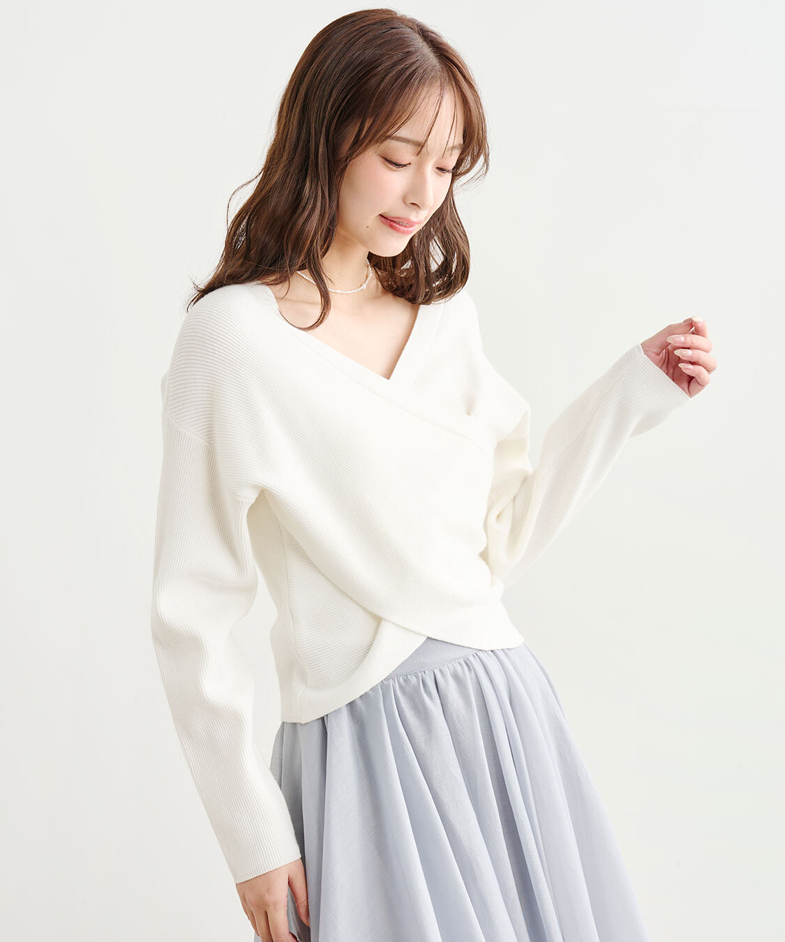 [預購] COCO DEAL｜前後兩穿裹身針織衫