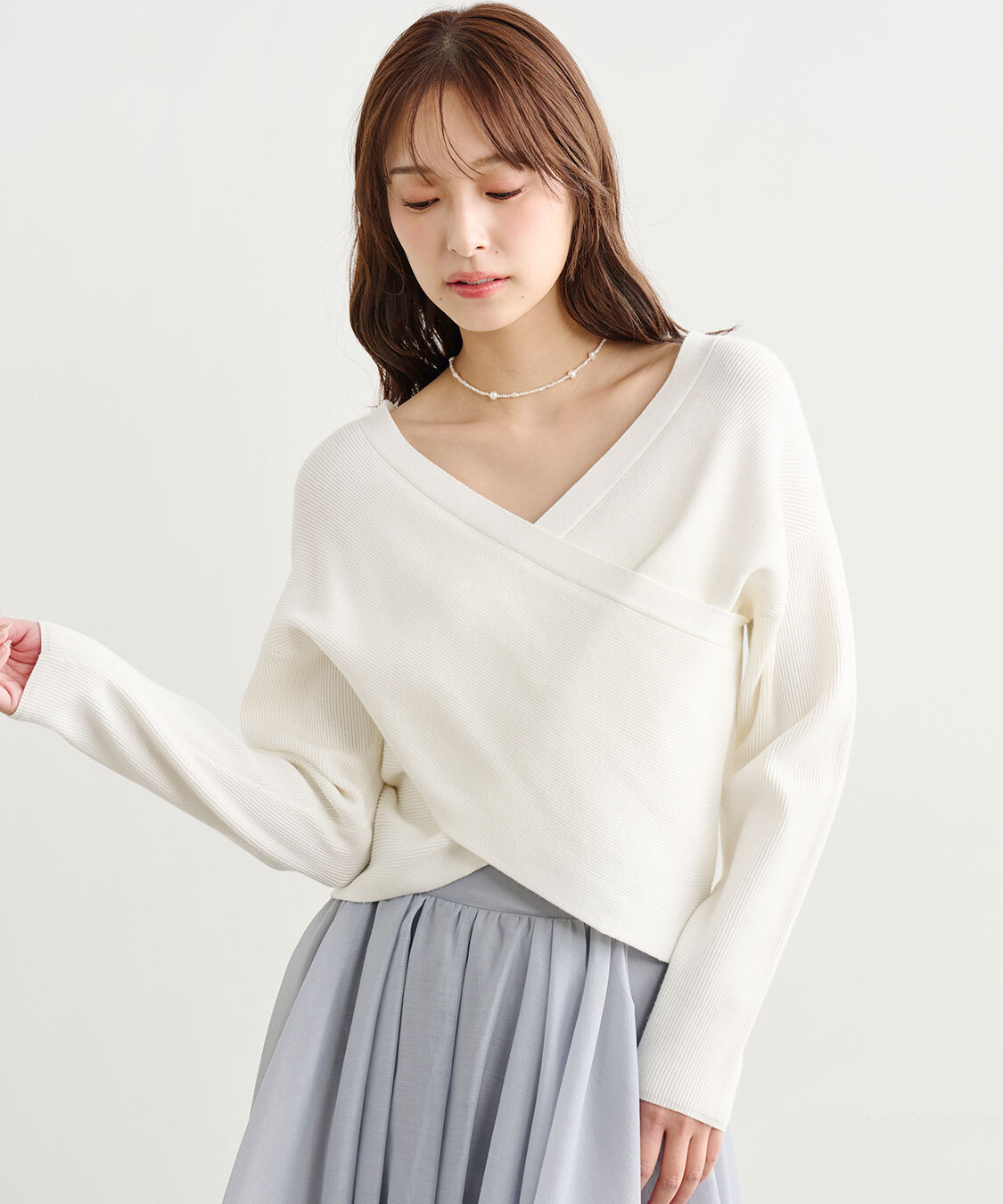 [預購] COCO DEAL｜前後兩穿裹身針織衫