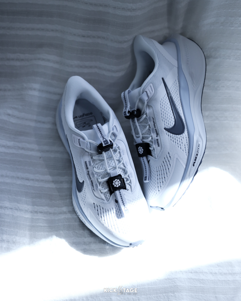 女鞋 NIKE W PEGASUS EASYON 白灰藍 調節扣 緩震 輕盈 透氣 慢跑 運動鞋【FQ7844-125】