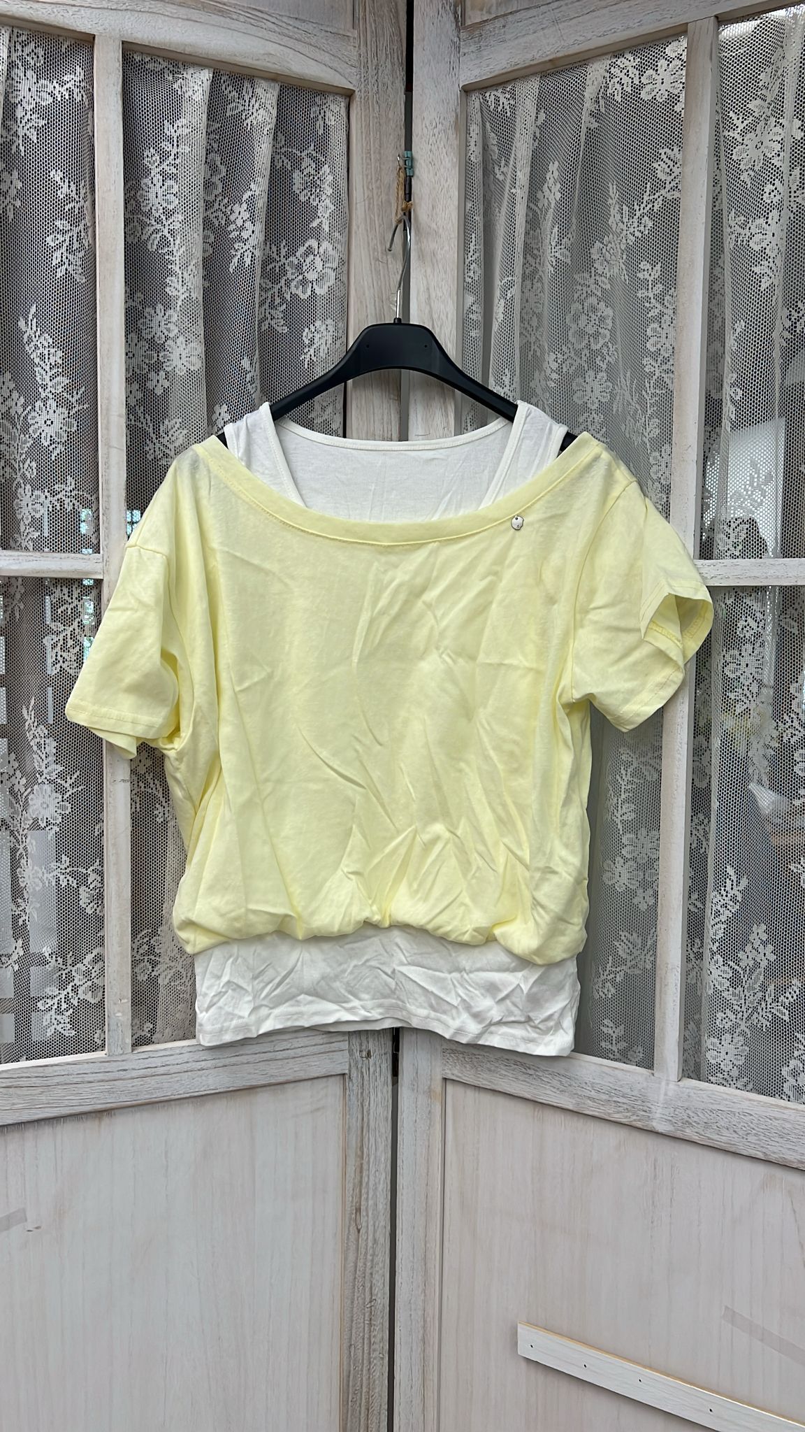 0211CT20-衣物CT-女裝恤衫 (均碼) 黃色(A20A),  湖水藍色 (A20B)