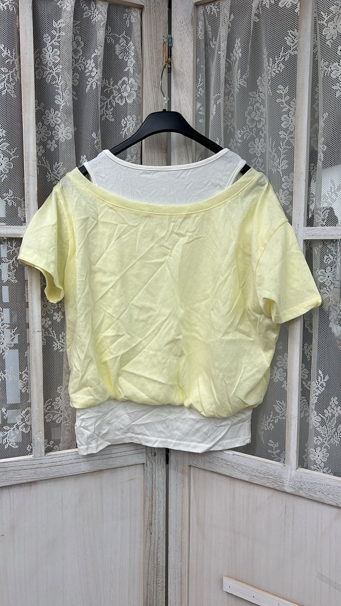 0211CT20-衣物CT-女裝恤衫 (均碼) 黃色(A20A),  湖水藍色 (A20B)