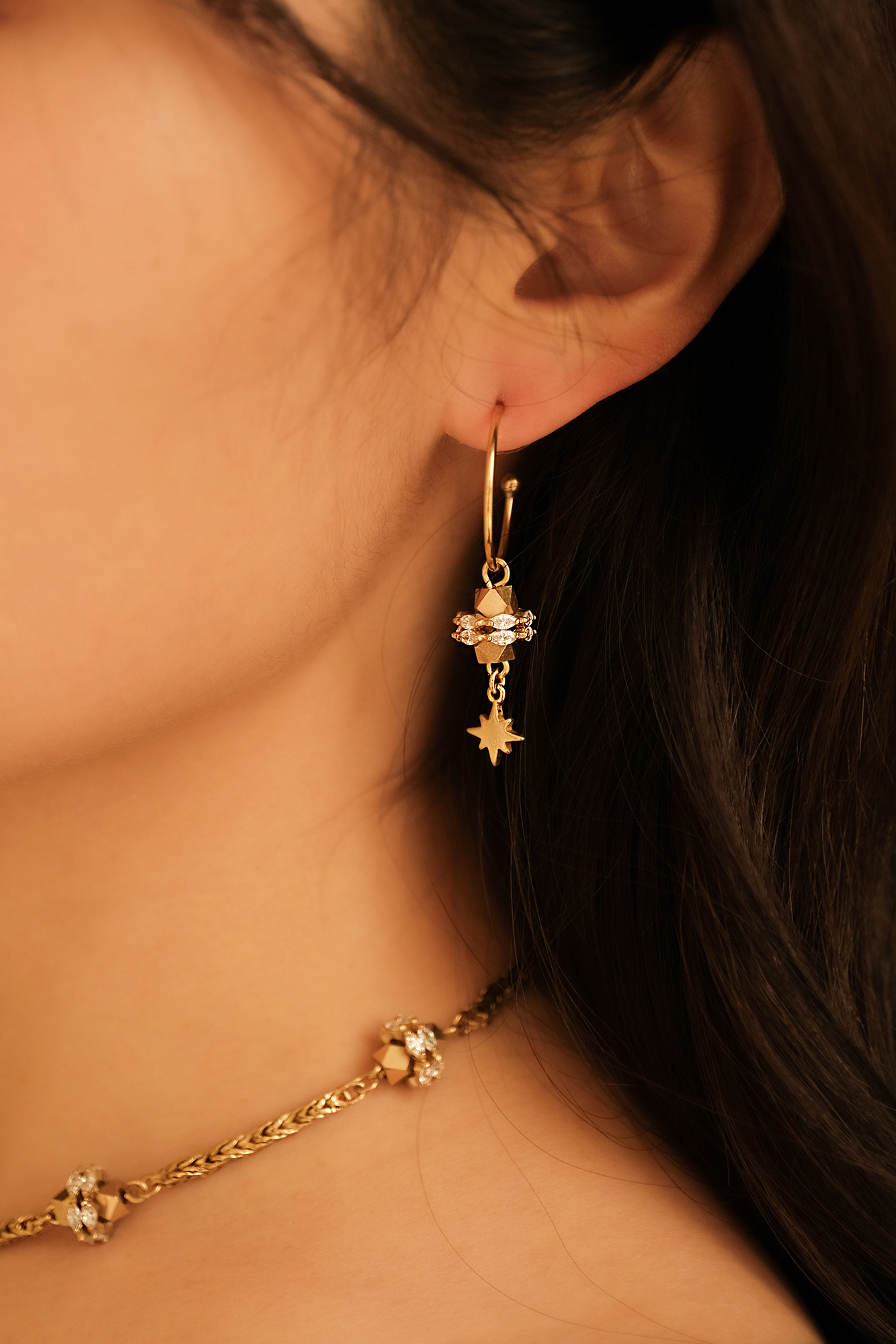 舊河序曲兩戴式耳環