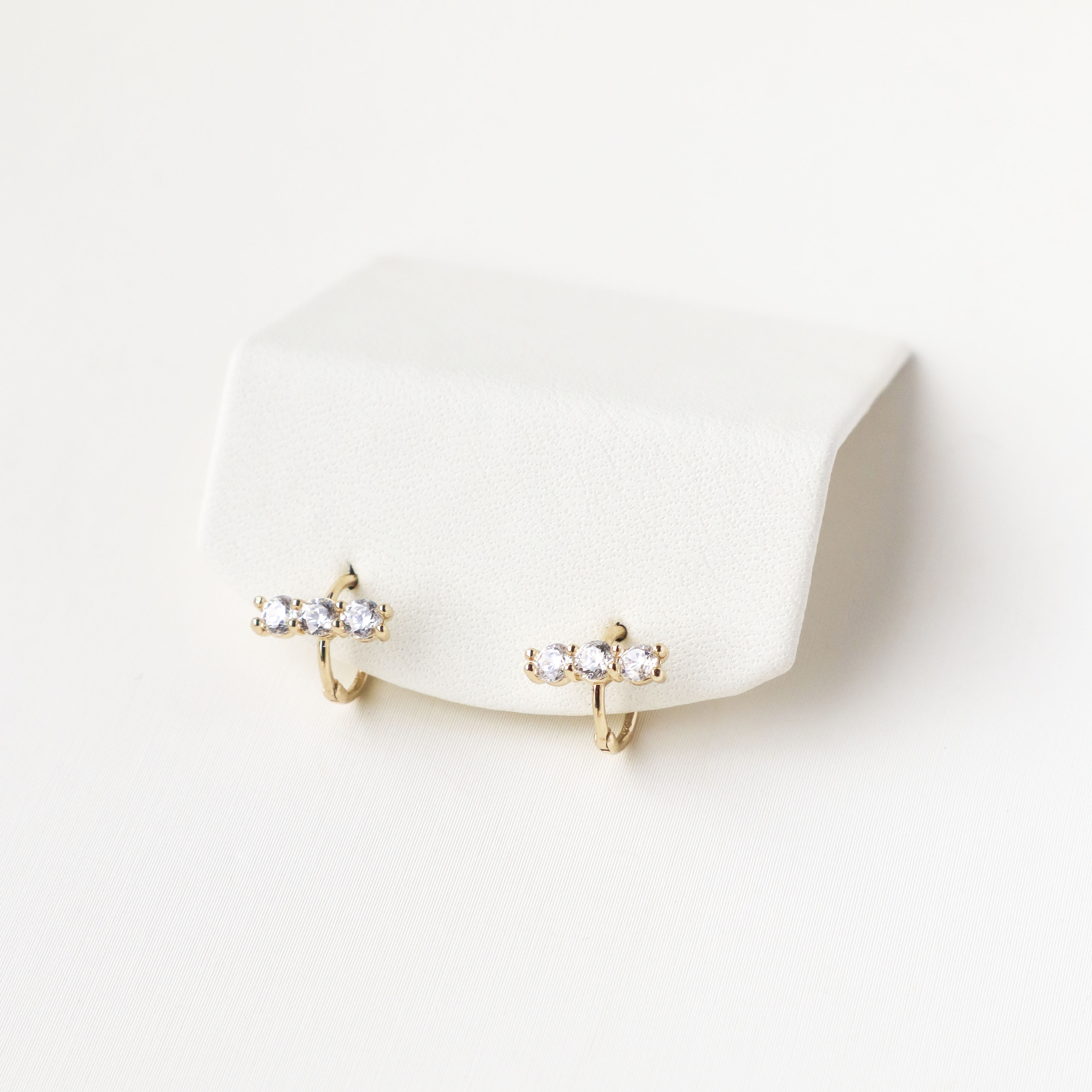 10K/小星環圈式耳環