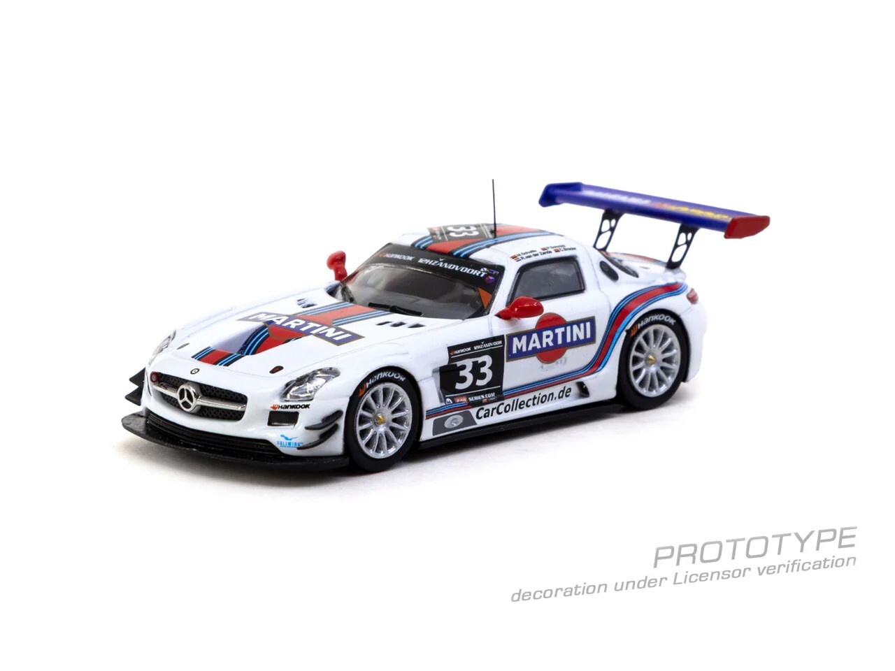 [預訂] Tarmac Works 梅賽德斯-奔馳 SLS AMG GT3 贊德沃特12小時耐力賽 2014 冠軍車 Mirko Schultis / Renger van der Zande / Peter Schmidt / Christian Bracke