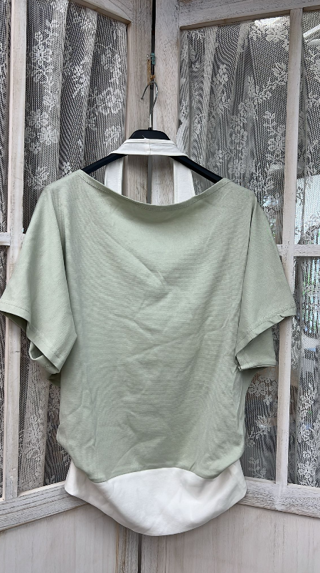 0211CT23-衣物CT-女裝T-Shirt (均碼) 紫色 (A23A), 綠色(A23B), 灰色(A23C), 白色(A23D), 黑色(A23E)