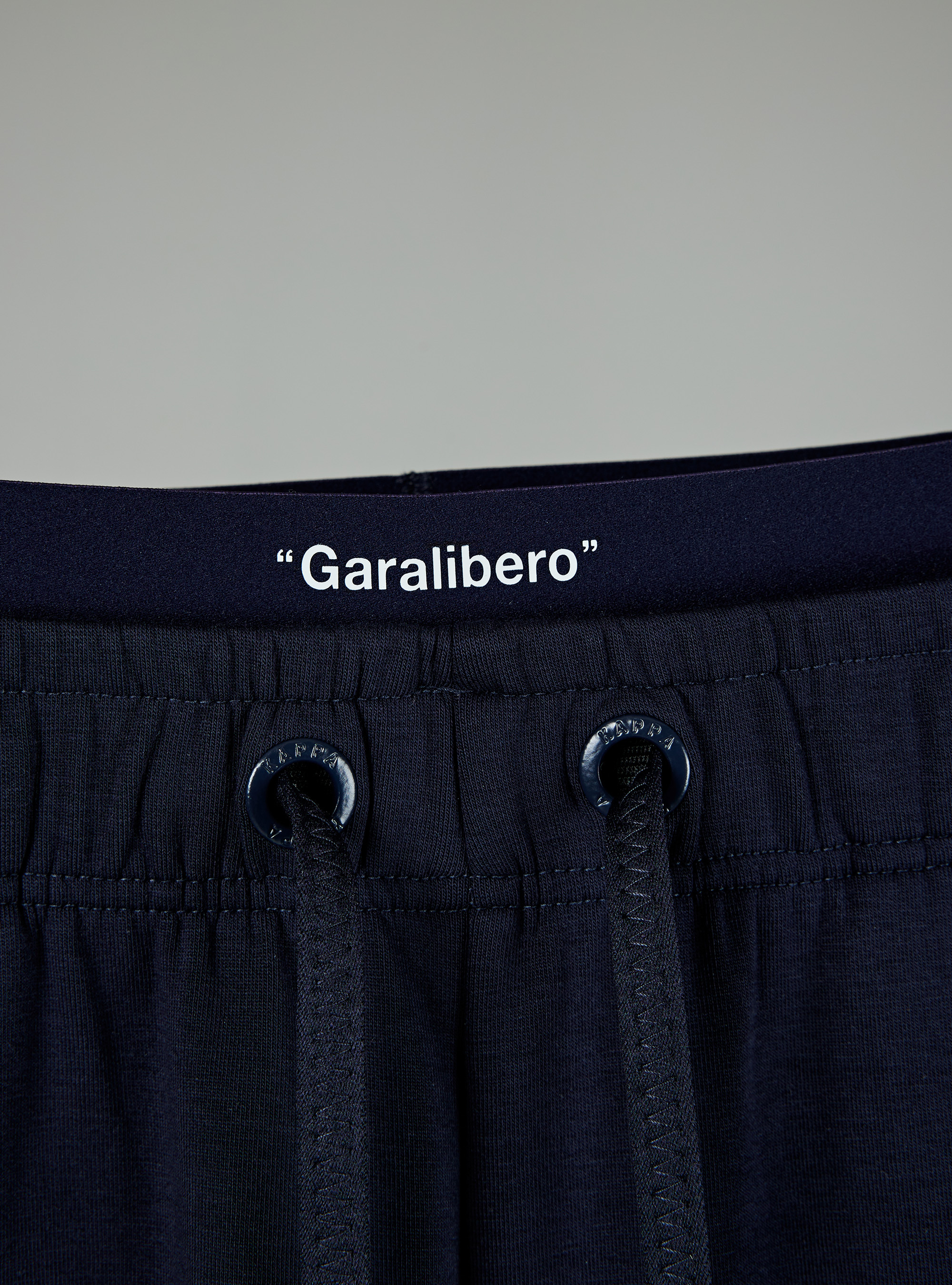 女款 雙褲頭設計寬鬆棉褲