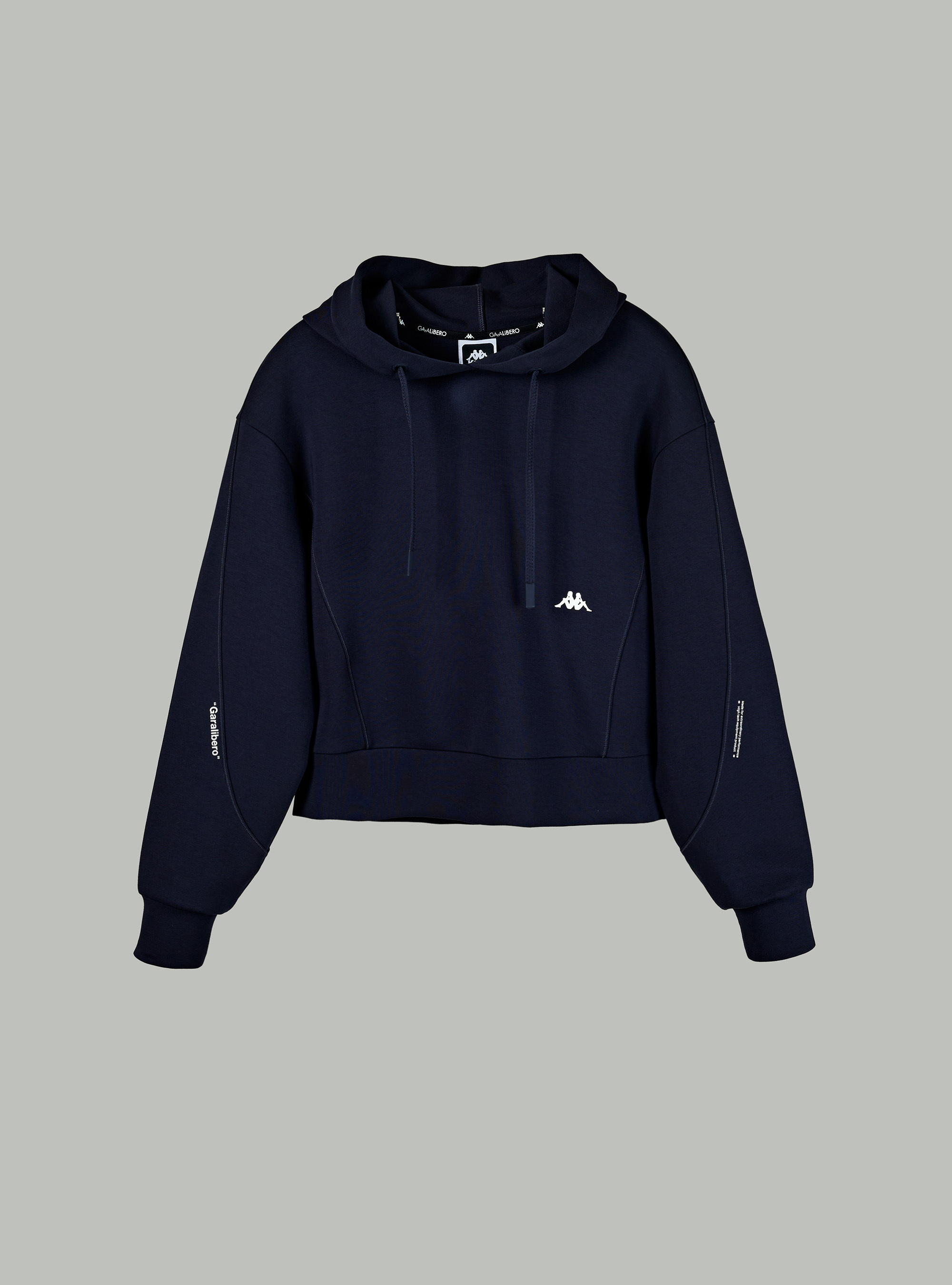 女款 空氣棉短版連帽上衣