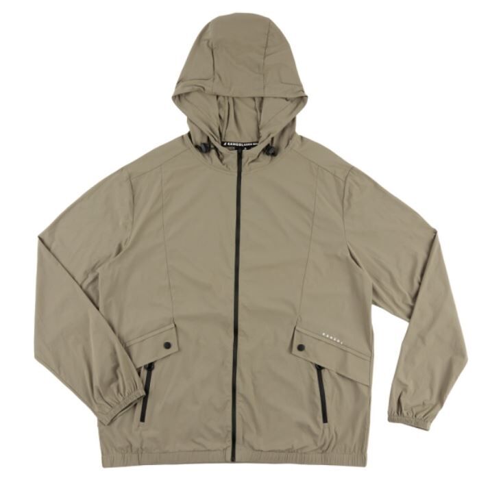 【下殺↘ $799】KANGOL 外套 卡其 抗UV 防曬 連帽 風衣外套 男 6321142332