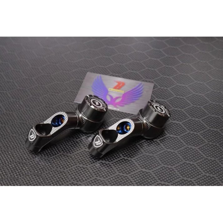 【巴風特 Bpahomet】CNC 鋁合金 變形金剛 萬向座 牛角 後視鏡 M8/M10 通用型