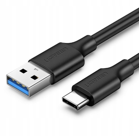 Ugreen USB 3.0 A型轉Type C型鍍鎳傳輸線-2米(黑)_US184 - 20884