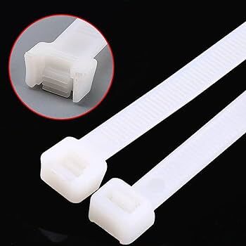可重用環保索帶-白色 (每包100條) 可選尺寸