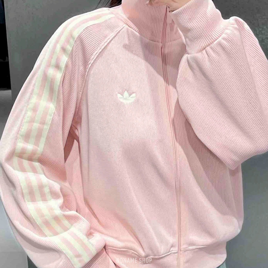 ADIDAS ORIGINALS 三葉草 華夫格 寬鬆 外套 兩色 (女款)
