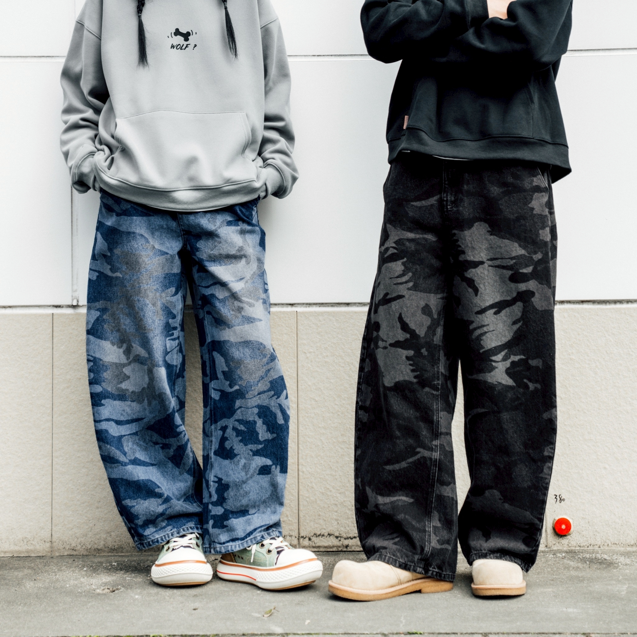 SBG 完美版型迷彩彎刀牛仔褲【SB3827】