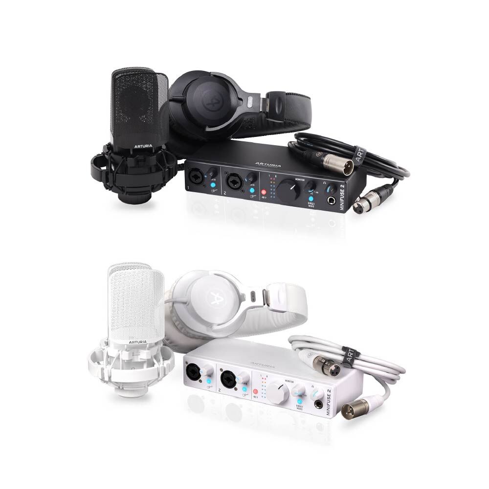 Arturia Arturia / MiniFuse 2 Producer Pack 全能錄音創作套組 (黑、白) — 三峽錄音 / 音響｜YA! 玩音樂
