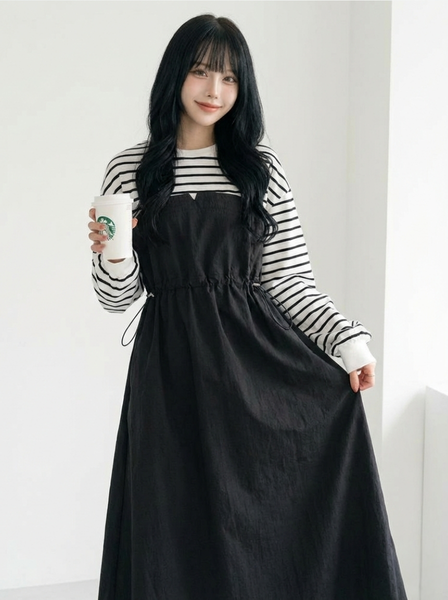 GA Perfect for spring! Layered bustier dress