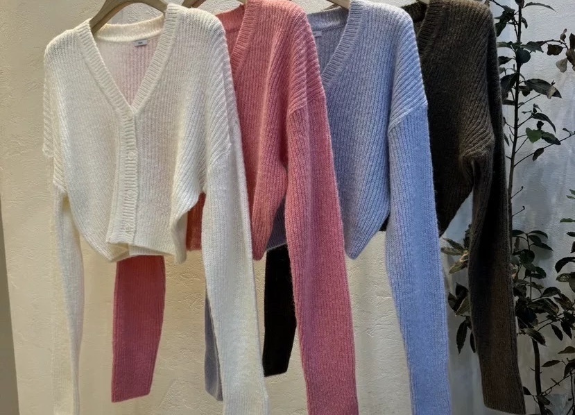 506 正韓羊毛v領外套