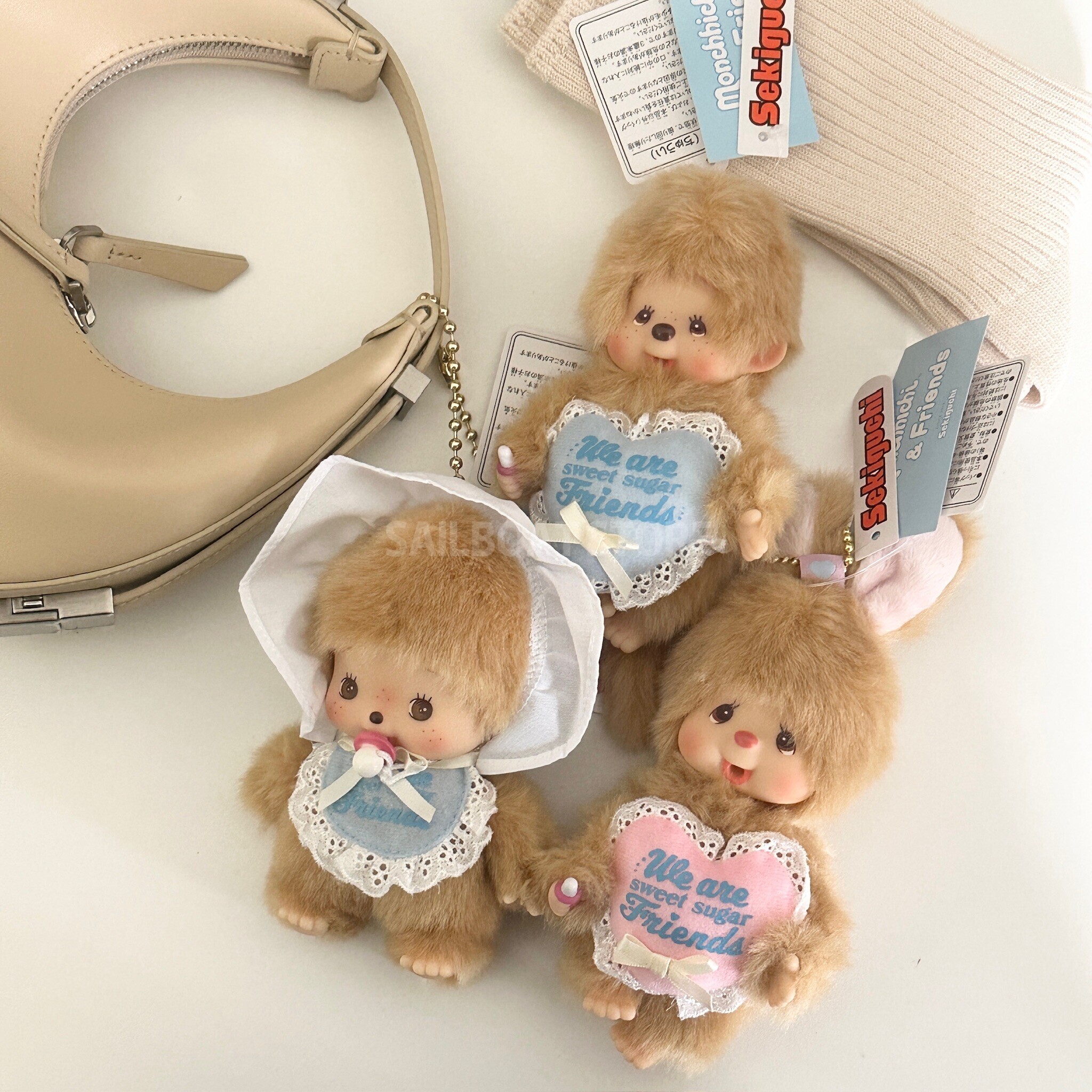 #現貨 🇯🇵日本 蒙奇奇 甜蜜糖霜系列 吊飾娃娃 S娃 L娃
