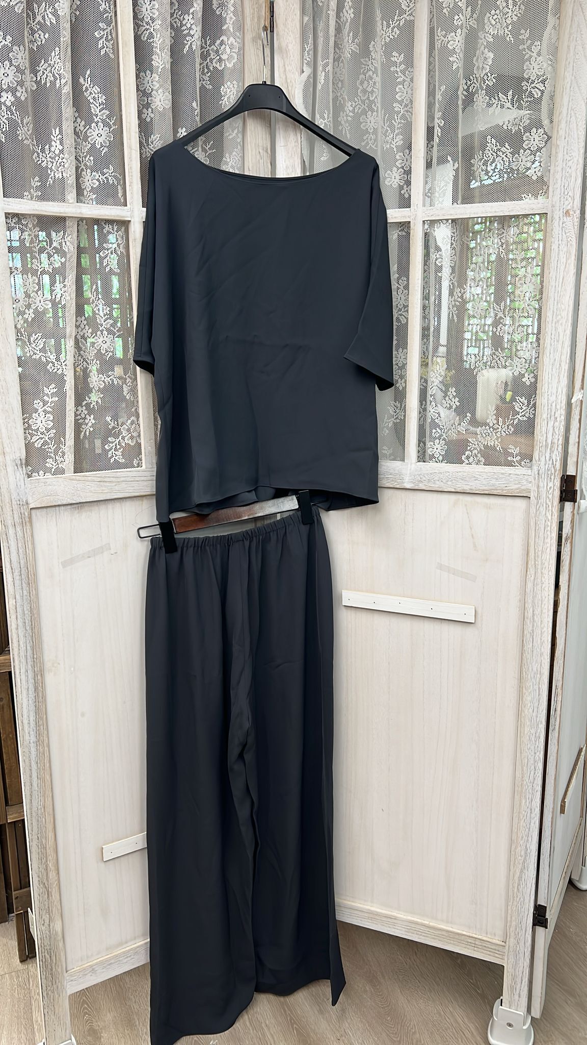 0211CT42-衣物CT-女裝套裝 深灰色 L碼 (A42)