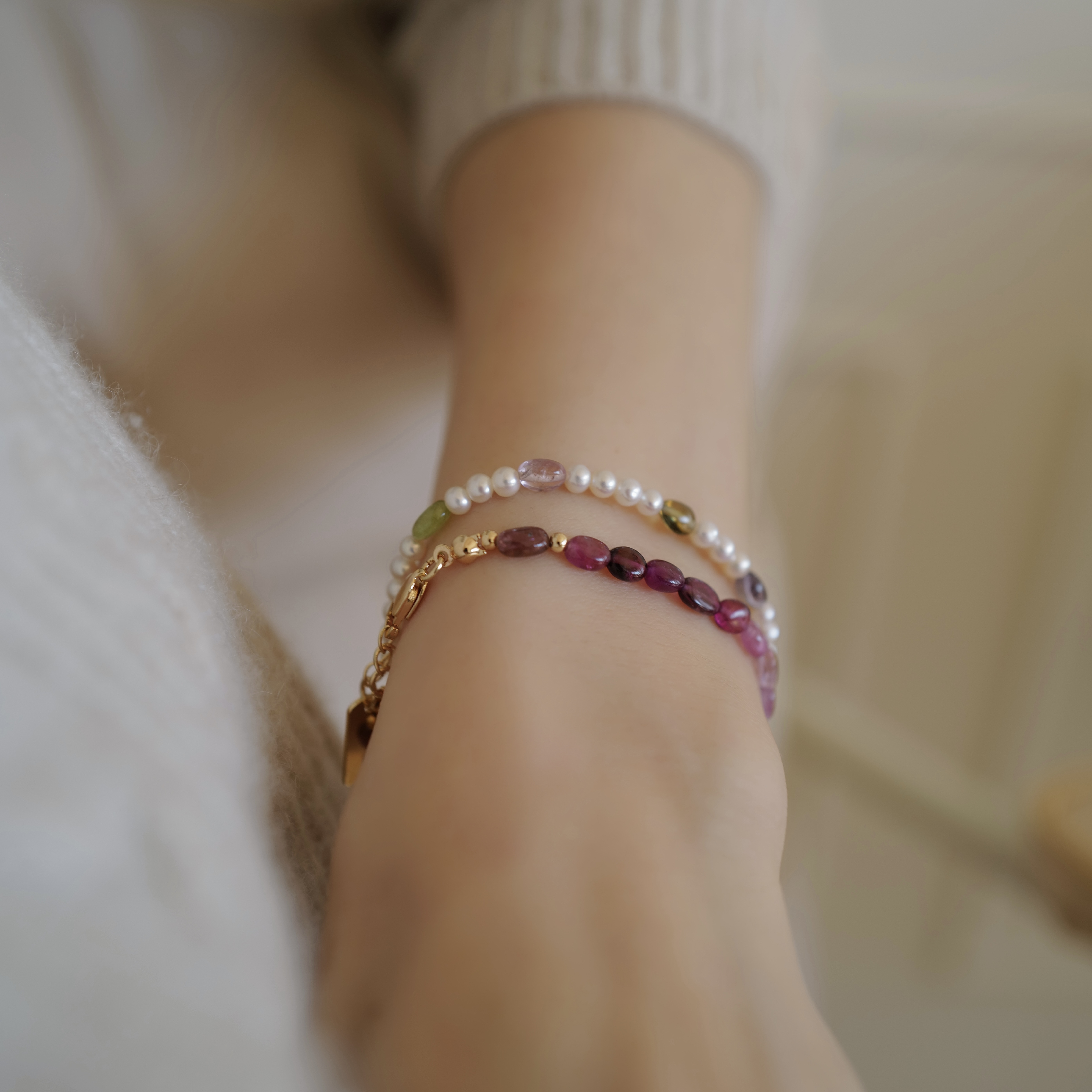 Spring Glow Spectrum Tourmaline Bracelet｜春日光譜 碧璽手鏈