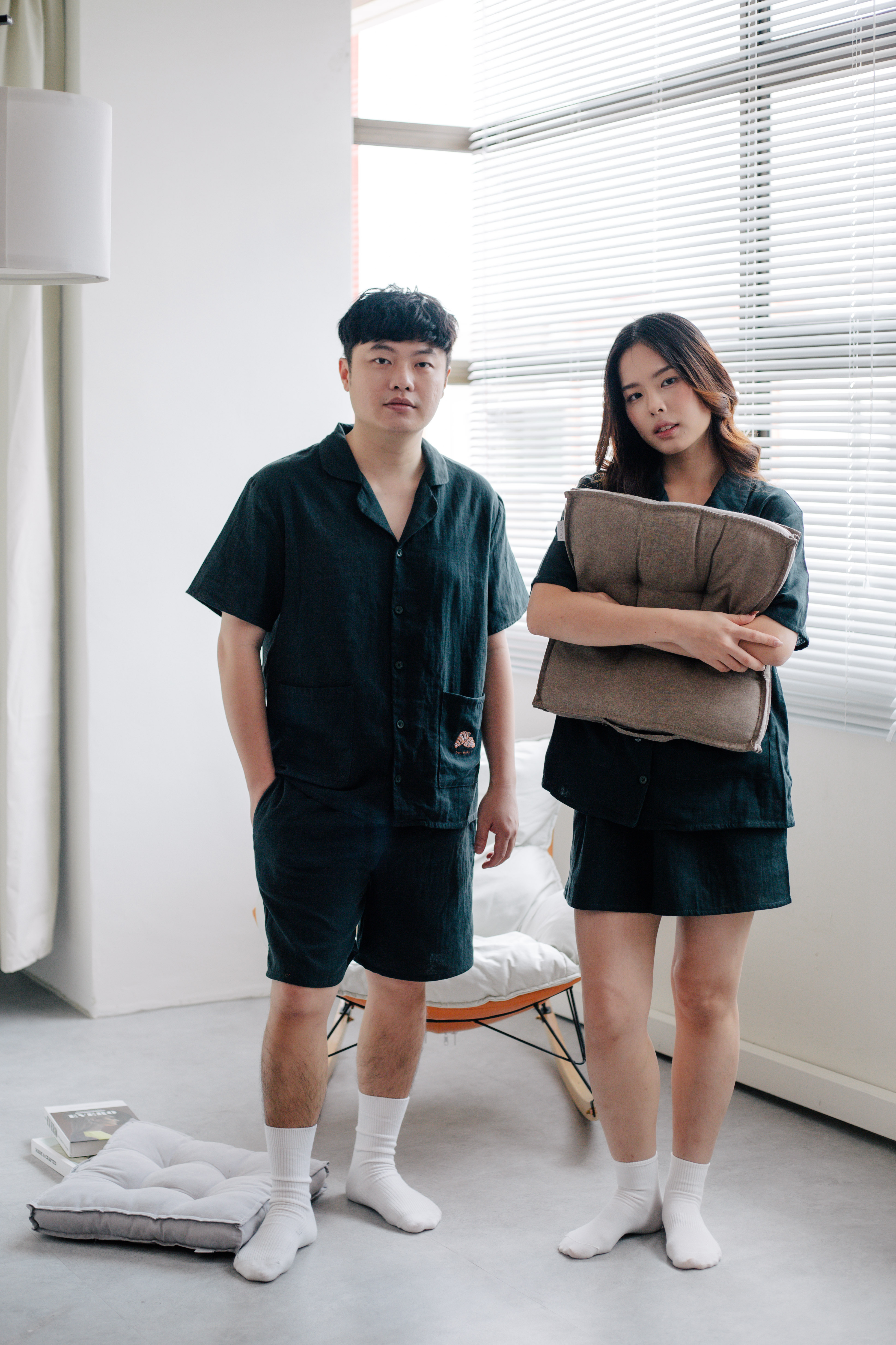 Butter Croissant Lounge Set Moss  (Men)  -2647SSMOS