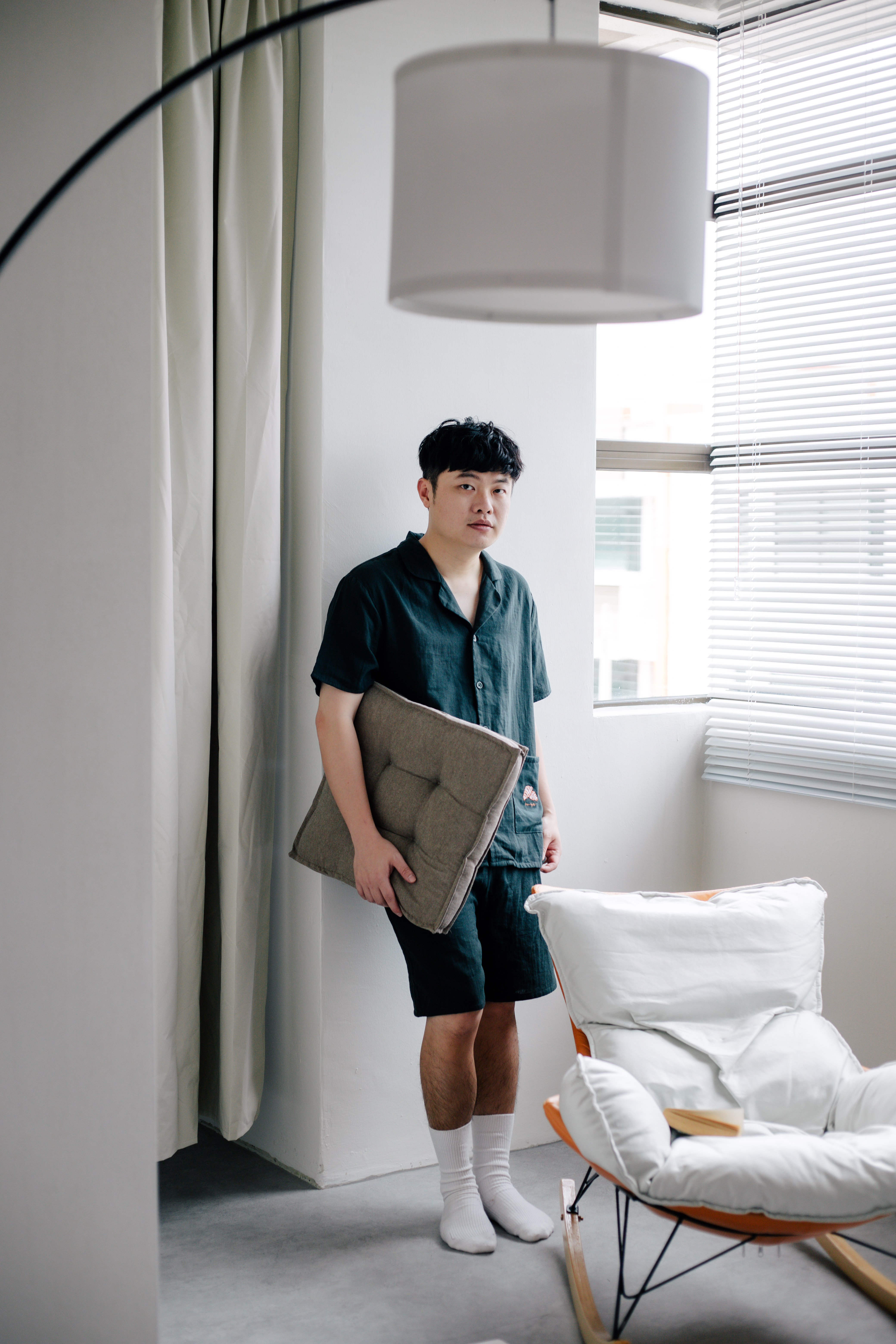 Butter Croissant Lounge Set Moss  (Men)  -2647SSMOS