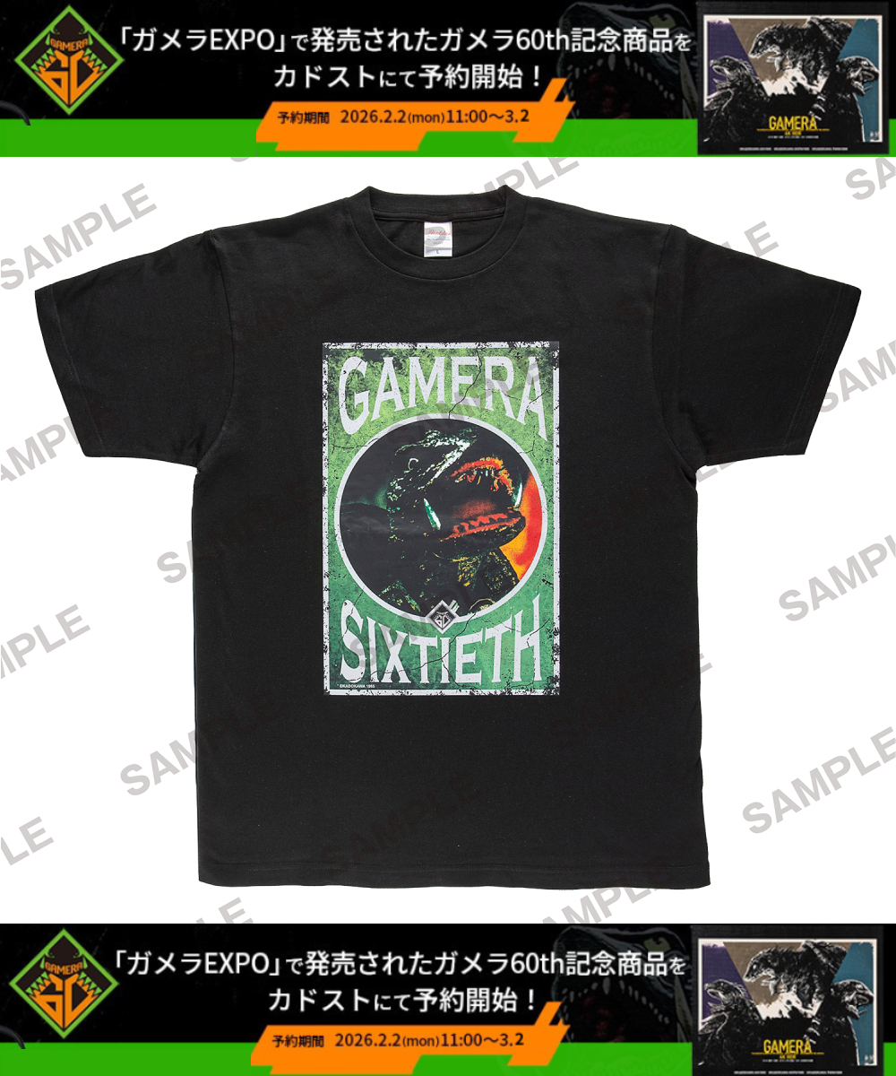 預購-卡美拉 60th紀念 T恤　BLACK 【日本進口精品】