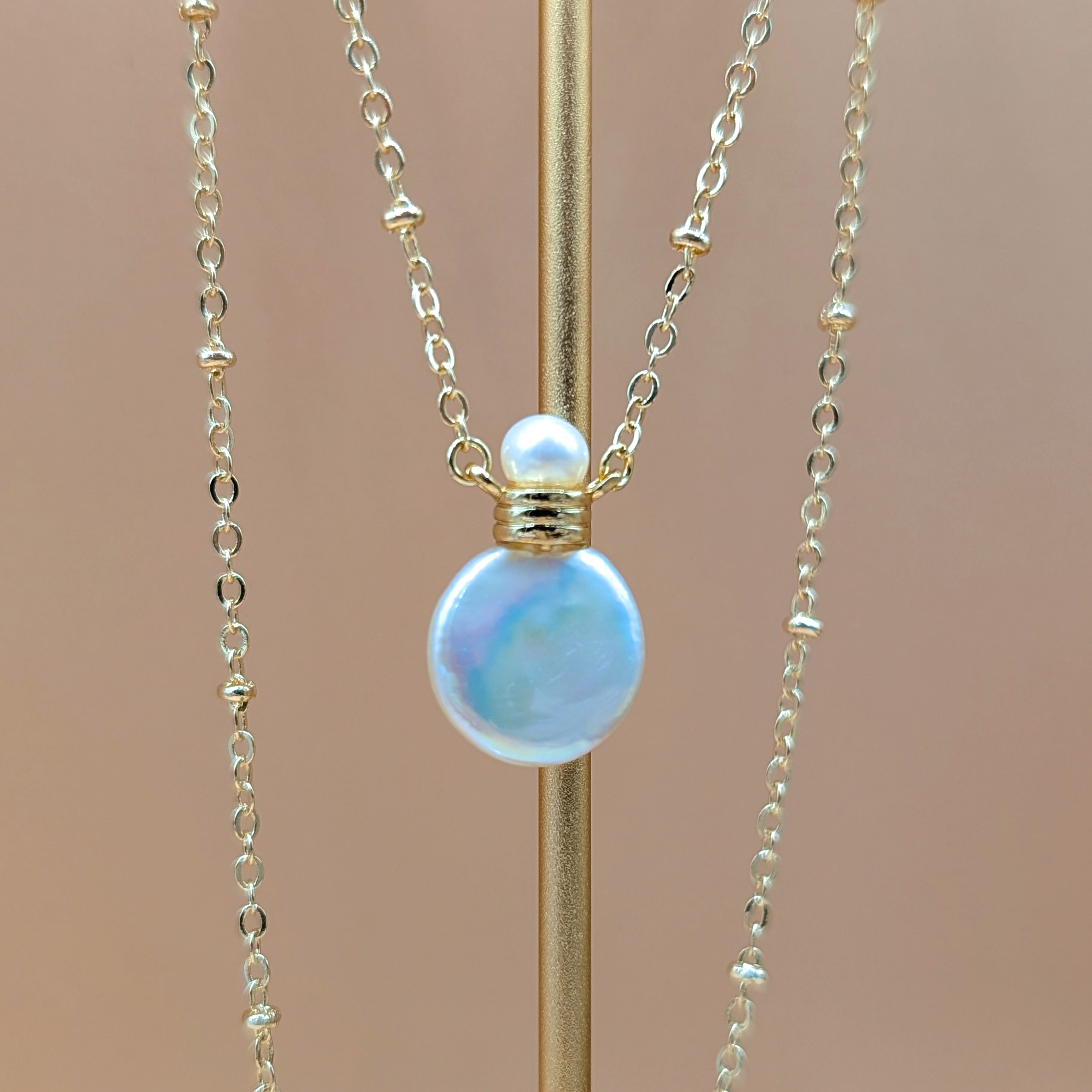 L'Essence｜珍珠香氛瓶項鍊